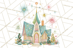 Atomic Christmas PNG Clipart, Retro Holiday Art Cllip Art Product Image 3