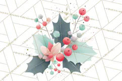 Atomic Christmas PNG Clipart, Retro Holiday Art Cllip Art Product Image 4
