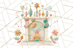 Atomic Christmas PNG Clipart, Retro Holiday Art Cllip Art Product Image 3