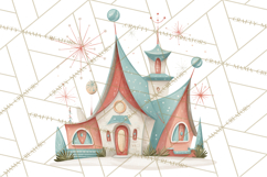 Atomic Christmas PNG Clipart, Retro Holiday Art Cllip Art Product Image 4