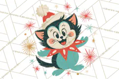 Atomic Christmas PNG Clipart, Retro Holiday Art Cllip Art Product Image 3