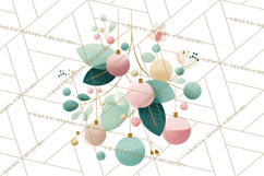 Atomic Christmas PNG Clipart, Retro Holiday Art Cllip Art Product Image 4