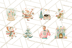 Atomic Christmas PNG Clipart, Retro Holiday Art Cllip Art Product Image 5