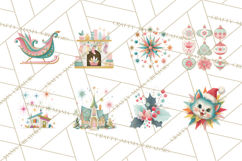 Atomic Christmas PNG Clipart, Retro Holiday Art Cllip Art Product Image 6