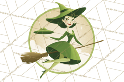 Retro Sci Fi Halloween Clipart PNG Vintage Spooky Art Product Image 5