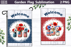 Patriotic Garden Flag | 4th Of July Garden Flag Product Image 1
