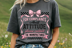 Complaints About Attitude Funny Sarcastic Preppy Girly Product Image 3