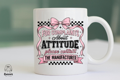 Complaints About Attitude Funny Sarcastic Preppy Girly Product Image 4