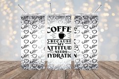 Attitude Needs Hydration- 20oz Sublimation - PNG Design Product Image 1