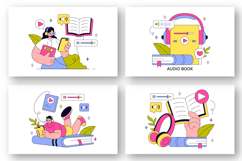 10 Audio Book Illustration Product Image 3