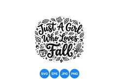 Hand Lettered Fall Quote Design With Leaves And Mug Product Image 1