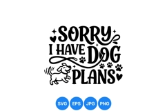 Funny Dog Quote Typography Design For Crafts Product Image 1
