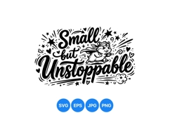 Cute Small Hamster Motivational SVG Clipart Product Image 1