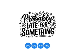 Hand Lettered Funny Quote SVG Design For Crafts Product Image 1