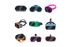 augmented reality ar glasses set cartoon Product Image 1