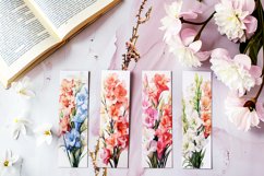 Floral Bookmark, August Bookmark, Gladiolus Flowers Bookmark Product Image 2