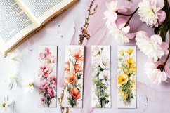 Floral Bookmark, August Bookmark, Poppy Flowers Bookmarks s1 Product Image 2
