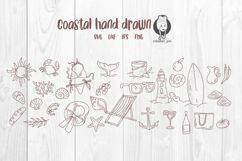 Coastal hand drawn svg Product Image 1