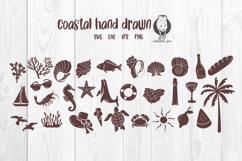 Coastal hand drawn svg Product Image 1