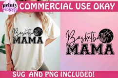 Basketball Mama svg, Basketball Sublimation Design Product Image 2