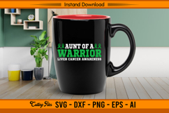Aunt Of A Warrior Liver Cancer Awareness SVG File Product Image 3