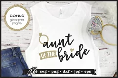 Aunt of the Bride SVG file | Wedding SVG Product Image 1