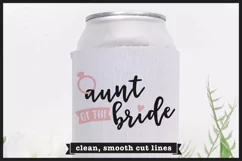 Aunt of the Bride SVG file | Wedding SVG Product Image 2