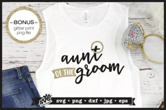 Aunt of the Groom SVG file | Wedding SVG Product Image 1