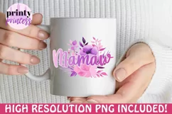 Floral Mamaw png, Flower Mamaw design Product Image 2
