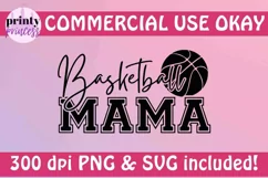 Basketball Mama svg, Basketball Sublimation Design Product Image 3