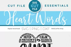 Create super-cute gifts, like tshirts, tote bags, etc with Aunt svg subway art file