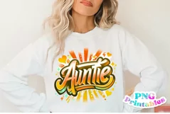 Family PNG | Auntie Airbrushed Product Image 4