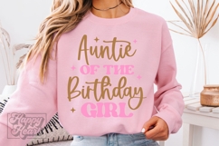 Auntie Of The Birthday Girl SVG PNG - First Birthday Girl Product Image 5