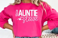 This Auntie Wears Her Heart On Her Sleeve SVG - Auntie Era Product Image 3