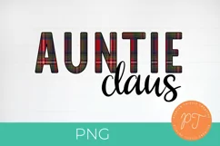 Auntie Claus Holiday Sublimation PNG Product Image 1