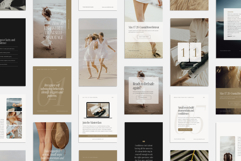 Modern Feminine Instagram Social Media Canva Templates Product Image 1