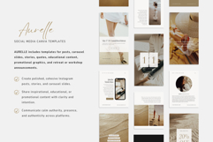 Modern Feminine Instagram Social Media Canva Templates Product Image 4