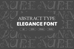 Abstract Type Elegance - Illustration Product Image 1