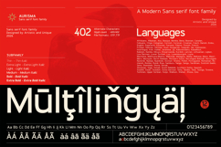 Aurisma Sans Serif Font Family Product Image 2