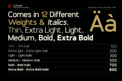 Aurisma Sans Serif Font Family Product Image 3