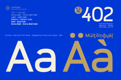 Aurisma Sans Serif Font Family Product Image 5