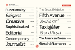 Aurisma Sans Serif Font Family Product Image 6