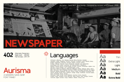 Aurisma Sans Serif Font Family Product Image 9