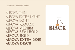 Aurova - Sans Serif Display Font Product Image 3