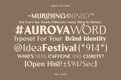 Aurova - Sans Serif Display Font Product Image 7