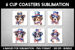 Patriotic Animals Cup Coasters I Patriotic Cup Coasters Product Image 2