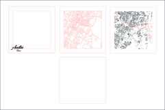 Austin Layered City Map SVG | 4 Layer Laser Cut SVG Product Image 2