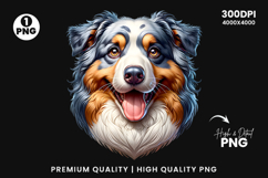 australian shepherd, aussie dog clipart, dog clipart, dog png, sublimation design, pet clipart, animal png, cute dog design, dog lover gift, printable clipart