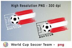 Austria National Soccer Team Flag. World Cup 2026 Product Image 1
