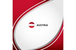 Austria square layout background concept design template Product Image 1